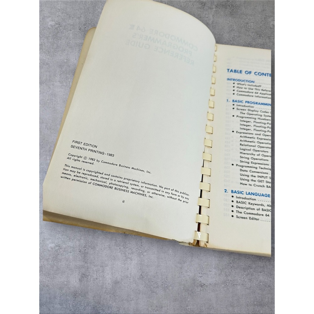 Commodore 64 Programmer's Reference Guide 1983 1st Edition WITH Schematic-READ - Picture 5 of 7